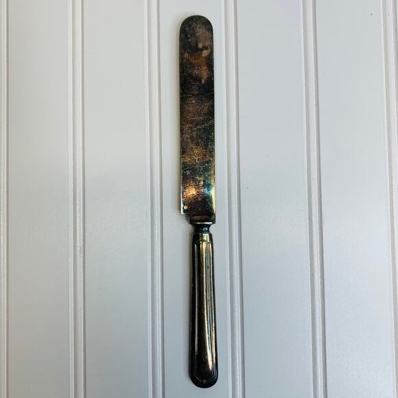 1913 Exeter Oneida Community Reliance Plate Butter Knife - Picture 2 of 4